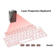 Carregar imagem no visualizador da galeria, Teclado Virtual A Laser Bluetooth teclado Sem Fio Portátil