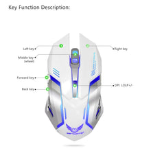 Carregar imagem no visualizador da galeria, Mouse Gamer S/Fio Led