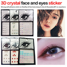 Carregar imagem no visualizador da galeria, Maquiagem Glitter Tattoo 3D Adesivo