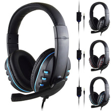 Carregar imagem no visualizador da galeria, SOONHUA Headset para jogos com fio de 3,5 mm com graves profundos