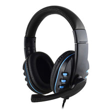 Carregar imagem no visualizador da galeria, SOONHUA Headset para jogos com fio de 3,5 mm com graves profundos