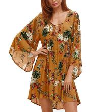 Carregar imagem no visualizador da galeria, Vestido Floral - Casual solto