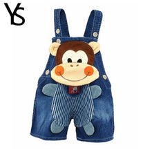 Carregar imagem no visualizador da galeria, Roupa Do Bebê Das Meninas Dos Meninos Jeans Macacões