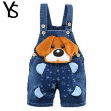 Carregar imagem no visualizador da galeria, Roupa Do Bebê Das Meninas Dos Meninos Jeans Macacões