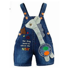 Carregar imagem no visualizador da galeria, Roupa Do Bebê Das Meninas Dos Meninos Jeans Macacões