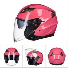 Carregar imagem no visualizador da galeria, GXT Capacete Da Motocicleta Meia Face Capacete ABS Lente Dupla